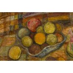 Emil Krcha (1894, Kałusz – 1972, Kraków), “Still Life with Fruit” (“Still Life III”), before or in 1949