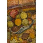 Emil Krcha (1894, Kałusz – 1972, Kraków), “Still Life with Fruit” (“Still Life III”), before or in 1949