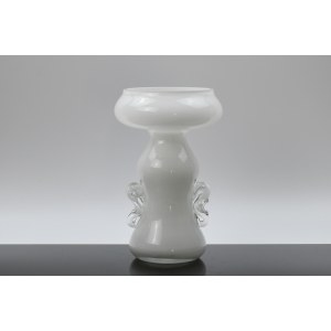 Jerzy SŁUCZAN-ORKUSZ (1924–2002), Vase / Candleholder with Bows — HS Tarnowiec — Second Half of the 20th Century