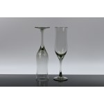 Zbigniew HORBOWY (1935–2019), Set of 2 champagne glasses – ZZG INCO – 1980s