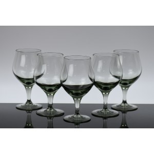 Zbigniew HORBOWY (1935–2019), Set of 5 cognac glasses – ZZG INCO – 1980s