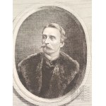 [ERB JELITA] – Poľské kráľovstvo po roku 1878 – Henryk Redlich (1838 Łasko – 1884 Berlín) - Grafika – Portrét Józefa Zamojského (Erb Jelita rodu Zamojských „To Mniey Boli“ – zemania, poľská aristokracia)