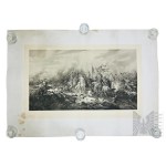 Poland - 20th century - Juliusz Kossak (1824, Nowy Wiśnicz - 1899, Kraków) - Print - The Battle of Płowce - Reproduction, 1914