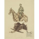 Poland - 20th century - 1983 - Sławomir Szereda (b. 1956) - Print “Horse-Drawn Carriage” JÓZEF PIŁSUDSKI, POLISH CAVALRY, CAVALRY EQUIPMENT