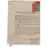 18th century - 1761 - Rome - Antonio Maria Odescalchi - Ecclesiastical certificate for Piotr Paweł Filip Bonaloggi