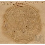 August II the Strong (1670–1733) - Letter of Appointment granting Franciszek Szembek, of his own coat of arms, the office of Court Steward following the promotion of Adam Piotr Tarła to Voivode of Lublin, Kraków, April 13, 1706