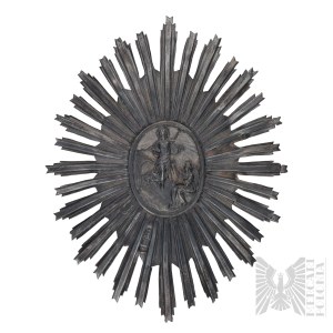 [SREBRO 0.875] Rosja Carska - Srebrna Gloria ze Sceną Zmartwychwstania Chrystusa - Jakow Prochorow, Moskwa 1869