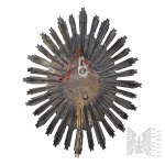 [SREBRO 0.875] Rosja Carska - Srebrna Gloria ze Sceną Zmartwychwstania Chrystusa - Jakow Prochorow, Moskwa 1869