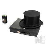 [VARSAVIANA] Szwalbe Sach et Ska – début du XXe siècle – Chapeau haut-de-forme noir – Chapeau dans son étui d'origine – Élégance, mode masculine, fin de siècle