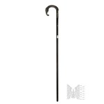 [VARSAVIANA/SILVER 0.800] - Warsaw, Second Polish Republic, Piotr Łątkowski - Walking Stick with a Zoomorphic Handle (Elephant Head) in the Vienna Art Nouveau/Eclectic Style VARSAVIANA, FASHION
