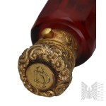 19th/20th Century - Glass Crystal Perfume Bottle for Ladies, Everyday Life, Elegance, Etiquette, Toiletry