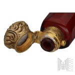 19th/20th Century - Glass Crystal Perfume Bottle for Ladies, Everyday Life, Elegance, Etiquette, Toiletry
