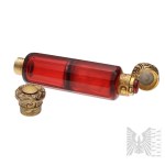 19th/20th Century - Glass Crystal Perfume Bottle for Ladies, Everyday Life, Elegance, Etiquette, Toiletry