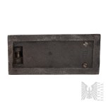 [HERB SAS] Poland, 19th/20th century. Cast-iron press for stamping dry seals featuring the Sas coat of arms HERB SAS - POLISH HERALDRY - NOBILITY SEAL - DRY STAMP - DESK PRESS - CAST IRON - 19th/20th CENTURY