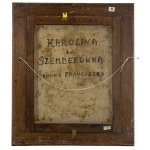 Unknown Artist - 19th Century - "Karolina, of the Counts of Szembek, Daughter of Franciszek," Oil on Canvas (Sticker—on loan from the National Museum) THE SZEMBEK FAMILY, THE CZERNIK FAMILY, GENEALOGY, HERALDRY, LANDOWNERSHIP, COAT OF ARMS: ORWAT/ORWAŁ