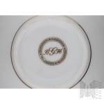 Third Republic of Poland - Poland - Soup Bowl for the Ministry of Foreign Affairs (Studio Design Collection - Silesian Porcelain) Emblem of the Republic of Poland, Tableware, Diplomacy