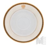 Third Republic of Poland - Poland - Porcelain Cup and Saucer for the Ministry of Foreign Affairs (Studio Design Collection - Silesian Porcelain) Emblem of the Republic of Poland, Tableware, Diplomacy