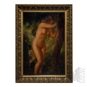 [ART DÉCO/VARSAVIANA] J. Sawczyk - Nu d’une femme se baignant - Pologne - années 1920 - (Erotyk, Varsovie, Éditions Saint-Adalbert. Propriété de Włodzimierz et Maria Tur, Aleje Jerozolimskie)