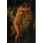 [ART DÉCO/VARSAVIANA] J. Sawczyk - Nu d’une femme se baignant - Pologne - années 1920 - (Erotyk, Varsovie, Éditions Saint-Adalbert. Propriété de Włodzimierz et Maria Tur, Aleje Jerozolimskie)
