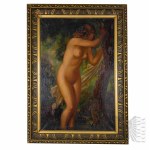 [ART DÉCO/VARSAVIANA] J. Sawczyk - Nu d’une femme se baignant - Pologne - années 1920 - (Erotyk, Varsovie, Éditions Saint-Adalbert. Propriété de Włodzimierz et Maria Tur, Aleje Jerozolimskie)