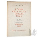[ILLUSTRATOR'S AUTOGRAPH/EX LIBRIS] Book autographed by the illustrator, Maja (Maria) Berezowska (Baranovichi 1898–1978 Warsaw) &amp; Bookplate by Andrzej Czernik—Antonina Jelicz, “Various Occurrences of This World: A Selection of Satirical Works by Mikoł