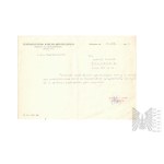 Maja (Maria) Berezowska (Baranowicze 1898 - 1978 Warszawa)- Autoportret(?) CENTRALNE BIURO WYSTAW ARTYSTYCZNYCH, KOLEKCJA ANDRZEJA CZERNIKA, RYSUNEK PORTRETOWY