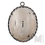 [0.925 SILVER] Great Britain - 20th century, 1911 - Charles S. Green &amp; Co - Badge depicting a Laughing Kookaburra (Bird, Ornithology, Biology)