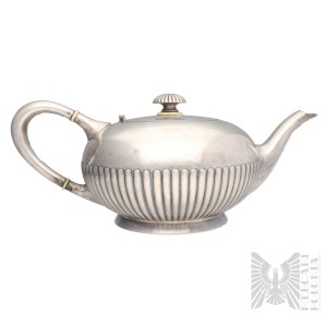 [0.800 SILVER] Germany - 19th/20th century - Neoclassical-style coffee pot (tableware, silverware)