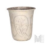 [JUDAÏQUE/ARGENT 0,875] Russie tsariste/Kiev - XIXe/XXe siècle - Petite coupe de Kiddouch