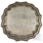 [JUDAIKA/SREBRO 0.800] Austro-Węgry/Wiedeń - XIX/XX wiek ok 1872-1922 - Taca pod Kubeczki Kiduszowe