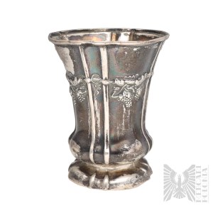 [JUDAICA (?) / 0.800 SILVER] Austria-Hungary - 19th century, 1867–1872 - Silver Wine Cup/Kiddush Cup (?)