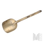 [0.875 SILVER] Tsarist Russia, Salt Spoon, 1896–1908, Tableware, Everyday Life, Spices