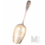 [0.875 SILVER] I.P. Chlebnikov, Moscow - Teaspoon for Dried Tea Leaves/Sugar, Tsarist Russia, 1908–1917