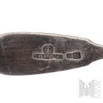 [0.875 SILVER] I.P. Chlebnikov, Moscow - Teaspoon for Dried Tea Leaves/Sugar, Tsarist Russia, 1908–1917