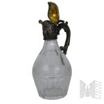 [0.875 SILVER] Tsarist Russia - 1908–1917 - Glass Wine Decanter in a Silver Setting
