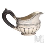 [ARGENT 0,875] Russie impériale, Saint-Pétersbourg – XIXe siècle, 1831 – Pot à lait de style néoclassique/éclectique (vaisselle de table, Empire russe, bourgeoisie, argenterie de table)