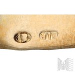 [SILVER 0.800] Silver Spoon with a Snake-Shaped Handle, Władysław Z. Rogalski, Kraków, Poland, Second Polish Republic, Tableware, Everyday Life, Cutlery