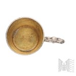 [MALCZ/SILVER 0.750] - Poland (Kingdom of Poland) - 19th century - Karol Filip Malcz - Silver Cup with Floral Ornament