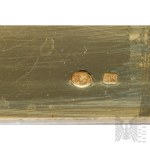 [ART DECO/ 0.800 SILVER] - Poland - Second Polish Republic - Interwar-era Box for Tablets/Pills