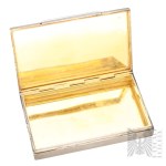 [ART DECO/ 0.800 SILVER] - Poland - Second Polish Republic - Interwar-era Box for Tablets/Pills