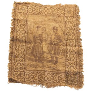 Galicia - 19th/20th Century (?) - Tapestry: Eastern Krakovians (Ethnography, Folk Culture, Polish Traditional Costume, Rogatywka)