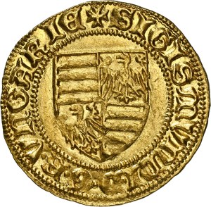Hungary - Sigismund (1387 - 1437) Goldgulden Kaschau