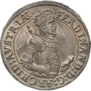 Archduke Ferdinand II. (1564-95) Thaler, ND Ensisheim