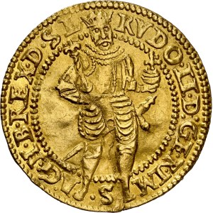Rudolph II. (1576 - 1612) Ducat 1577 Breslau