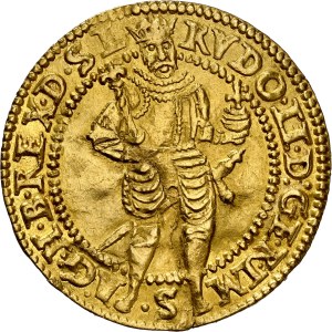 Rudolph II. (1576 - 1612) Ducat 1577 Breslau