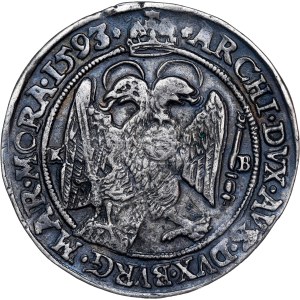 Rodolphe II (1576 - 1612) ½ thaler 1593 KB