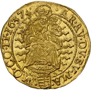 Ferdynand II (1619–1637) Dukat z 1637 r. KB