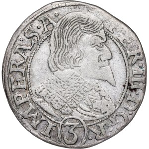 Ferdinand II. (1619 - 1637) 3 Kreuzer 1638 Prague
