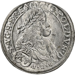 Leopold I. (1657-1705) XV Kreuzer 1664 CA