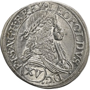 Leopold I (1657–1705) XV kreuzerów, 1674 r., Wiedeń